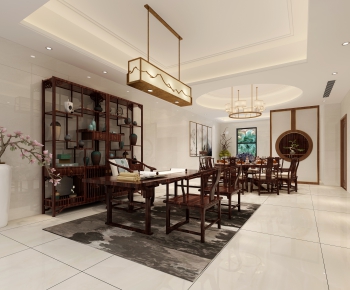 New Chinese Style Dining Room-ID:138309012