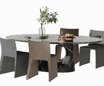 Modern Dining Table And Chairs-ID:339745043