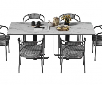 Modern Dining Table And Chairs-ID:778218034