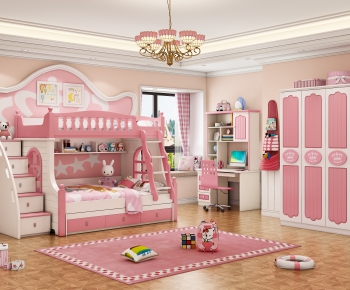 American Style Girl's Room Daughter's Room-ID:206190113