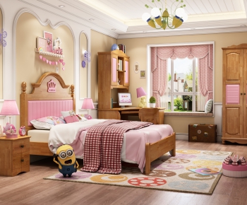 American Style Girl's Room Daughter's Room-ID:921370034