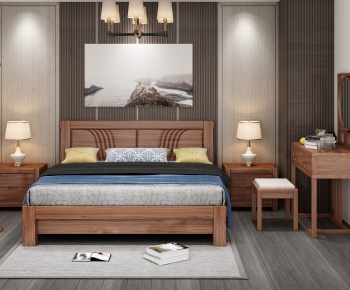 Chinese Style Bedroom-ID:566524036