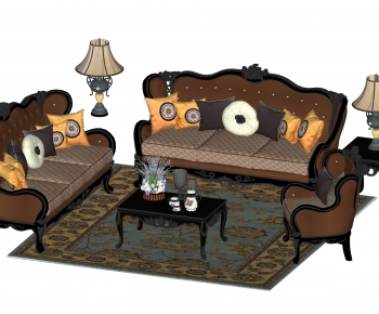 European Style Sofa Combination-ID:888344051