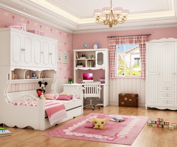 American Style Girl's Room Daughter's Room-ID:452649693