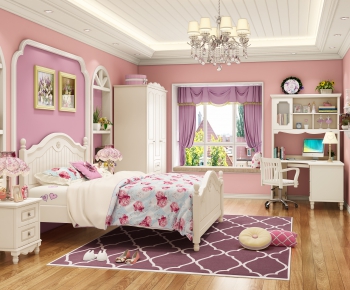 American Style Girl's Room Daughter's Room-ID:475008965
