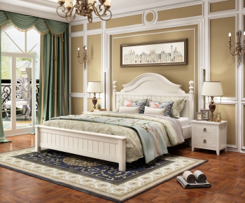 American Style Bedroom-ID:492398021