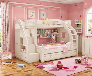 American Style Girl's Room Daughter's Room-ID:895622975