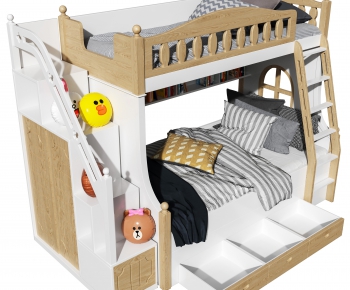Modern Bunk Bed-ID:557549002