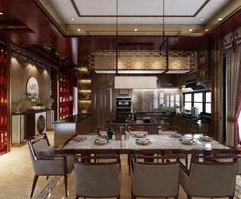 New Chinese Style Dining Room-ID:926860095