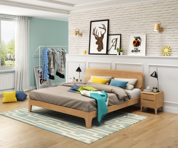Nordic Style Bedroom-ID:593803881