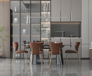 Modern Dining Table And Chairs-ID:869281052