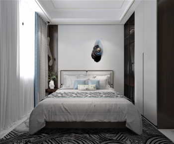 New Chinese Style Bedroom-ID:874434957