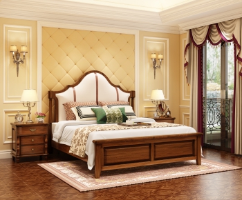 American Style Bedroom-ID:645611059