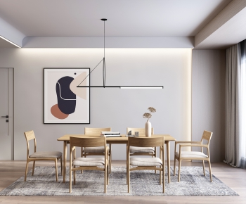 Nordic Style Dining Room-ID:791677006