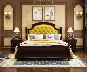 American Style Bedroom-ID:253830917