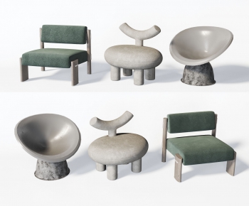 Wabi-sabi Style Lounge Chair-ID:285707005