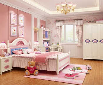 American Style Girl's Room Daughter's Room-ID:925283915