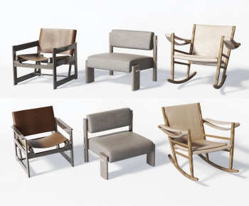 Wabi-sabi Style Lounge Chair-ID:498146067