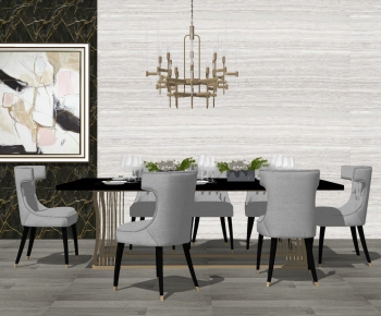 Modern Dining Table And Chairs-ID:276467085