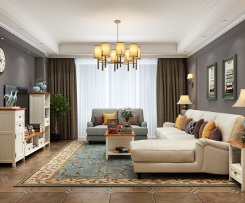 American Style A Living Room-ID:473223926