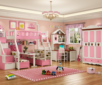 American Style Girl's Room Daughter's Room-ID:112906938