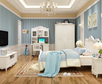 American Style Bedroom-ID:652940031