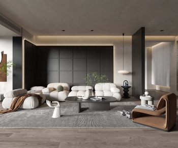 Wabi-sabi Style A Living Room-ID:975734957