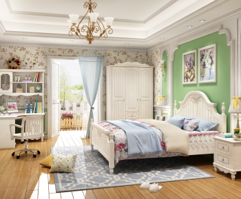 American Style Bedroom-ID:146178969