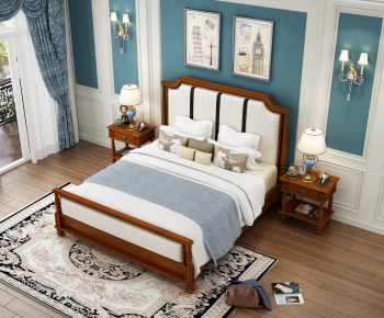 American Style Bedroom-ID:800622943