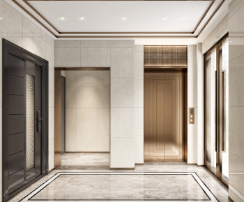 Modern Corridor/elevator Hall-ID:404989735