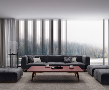 Modern A Living Room-ID:989722972