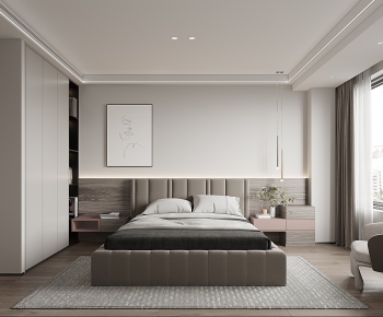 Modern Wabi-sabi Style Bedroom-ID:336779128