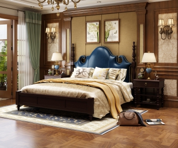 American Style Bedroom-ID:308089027