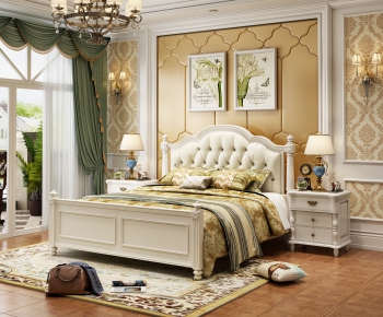 American Style Bedroom-ID:624151951