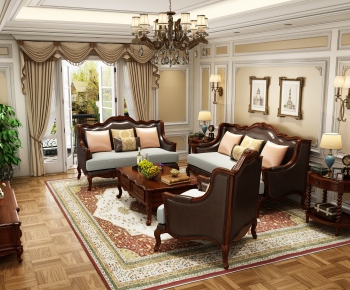 American Style A Living Room-ID:257081036