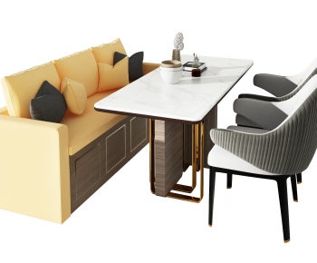 Modern Dining Table And Chairs-ID:905194041