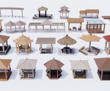 New Chinese Style Building Component-ID:745748041