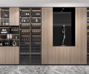 Modern Wine Cabinet-ID:677333127