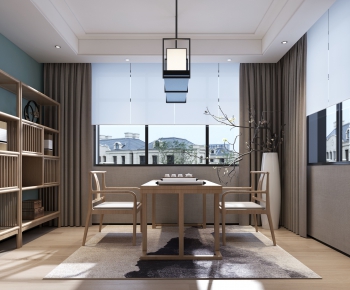 New Chinese Style Tea House-ID:643965012