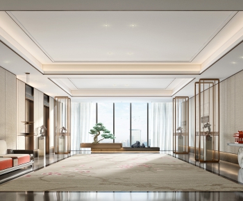 New Chinese Style Lobby Hall-ID:766180047