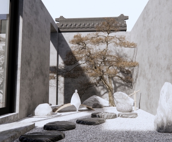 New Chinese Style Courtyard/landscape-ID:678982979