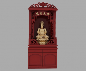 中式佛龛，装饰柜-ID:252254962