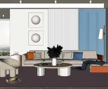 Modern A Living Room-ID:825478089