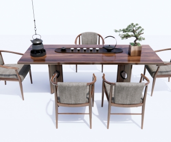 New Chinese Style Tea Tables And Chairs-ID:307482003