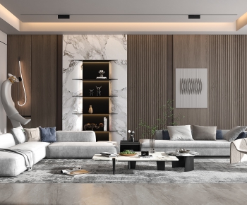 Modern A Living Room-ID:875837091