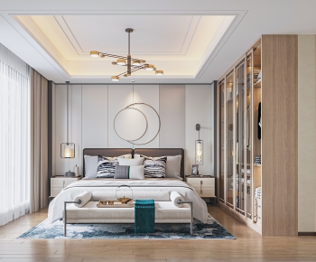 New Chinese Style Bedroom-ID:572094928