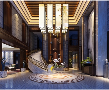 Chinese Style Lobby Hall-ID:759321935