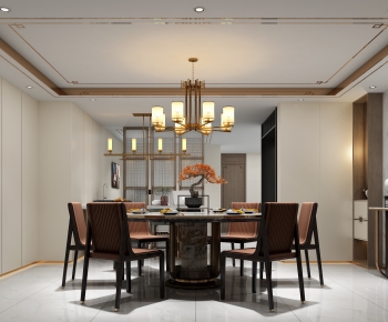 New Chinese Style Dining Room-ID:617274056