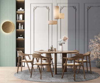 Nordic Style Dining Table And Chairs-ID:875525008