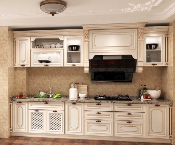French Style Kitchen Cabinet-ID:389971025